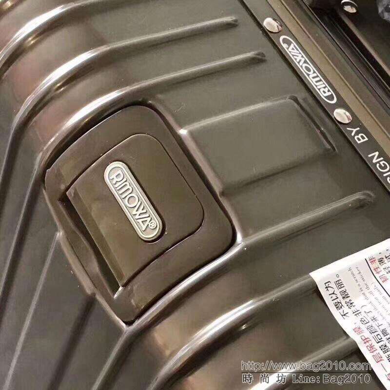 RIMOWA日默瓦 經典款拉杆箱 pc配鋁鎂合金邊框 代工廠生產 靜音萬向輪 無極拉杆拉箱  xbt1078